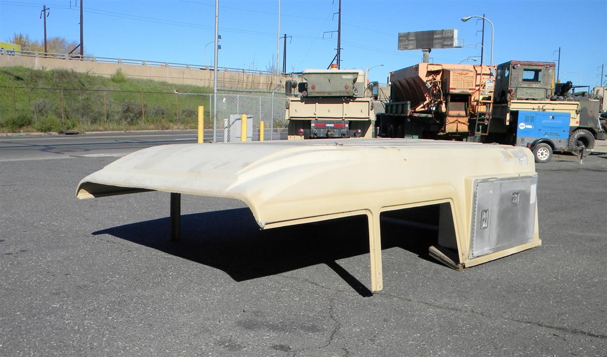 HMMWV Helmet Hardtop with Side Compartments, Tan